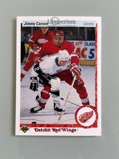 132. Jimmy Carson Upper Deck 1990-91 French Hockey Card