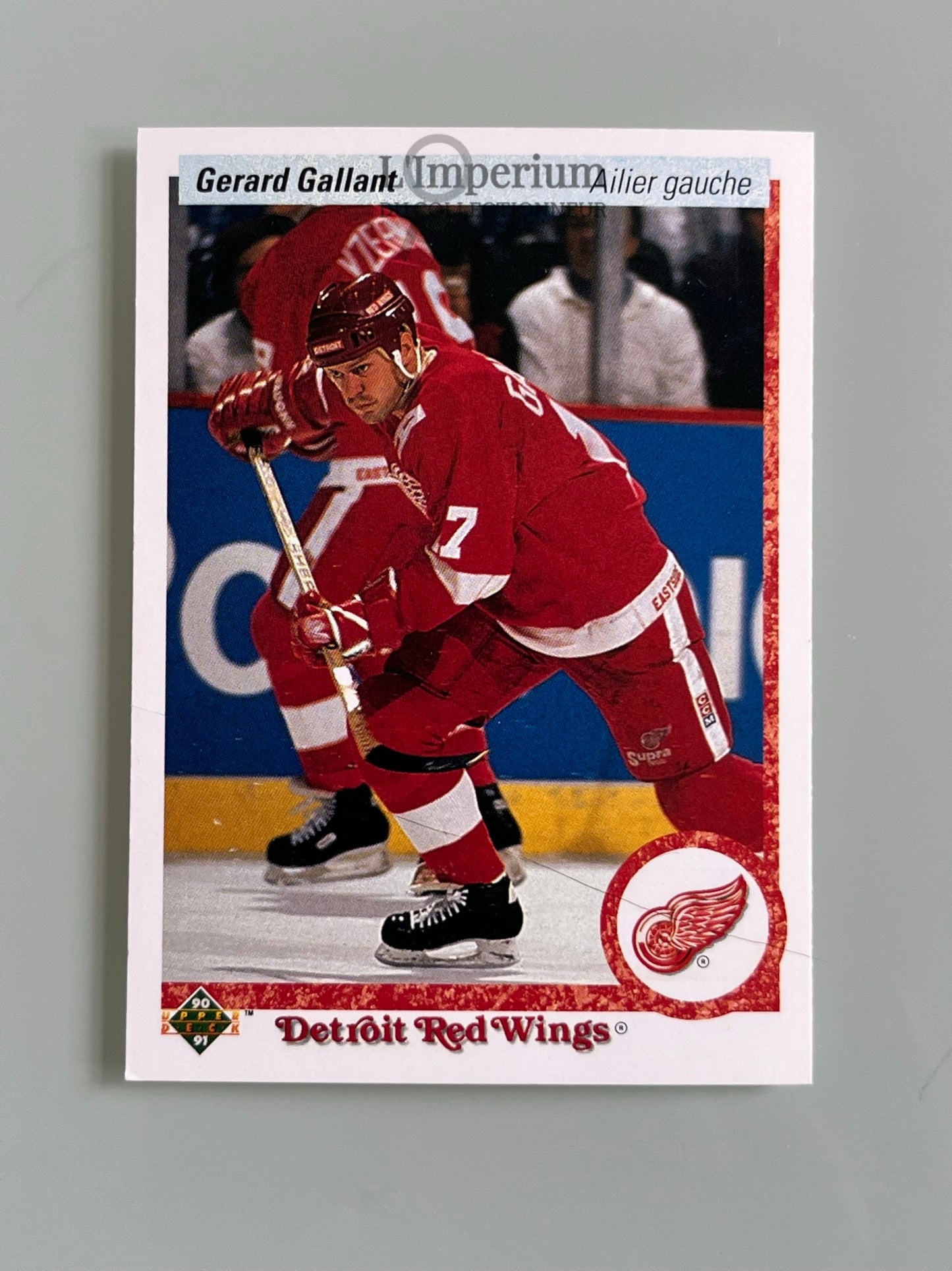 134. Gerald Gallant Upper Deck 1990-91 French Hockey Card