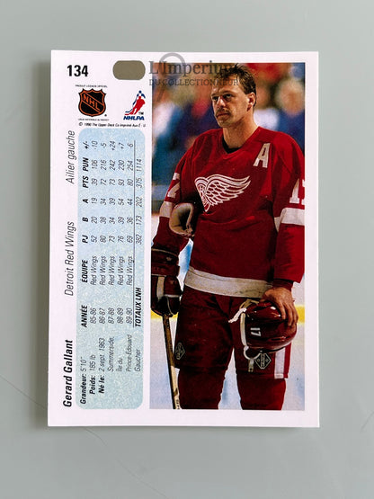 134. Gerald Gallant Upper Deck 1990-91 French Hockey Card