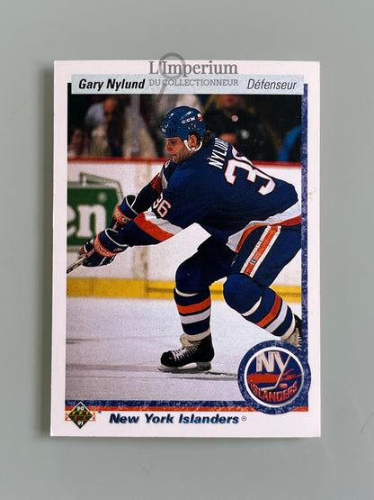 139. Gary Nylund Upper Deck 1990-91 French Hockey Card