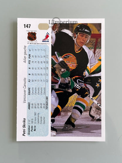 147. Petri Skriko Upper Deck 1990-91 French Hockey Card