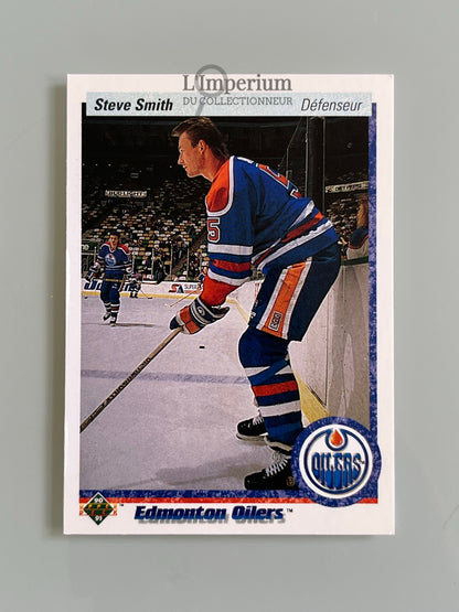 148. Steve Smith Upper Deck 1990-91 French Hockey Card