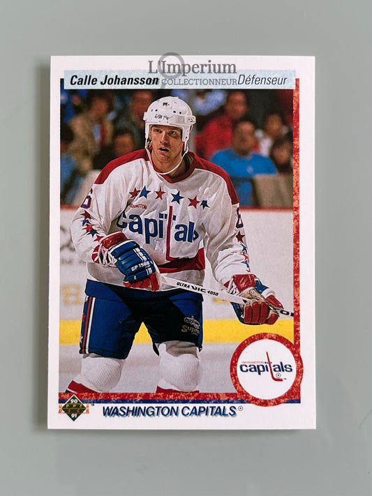149. Calle Johansson Upper Deck 1990-91 French Hockey Card