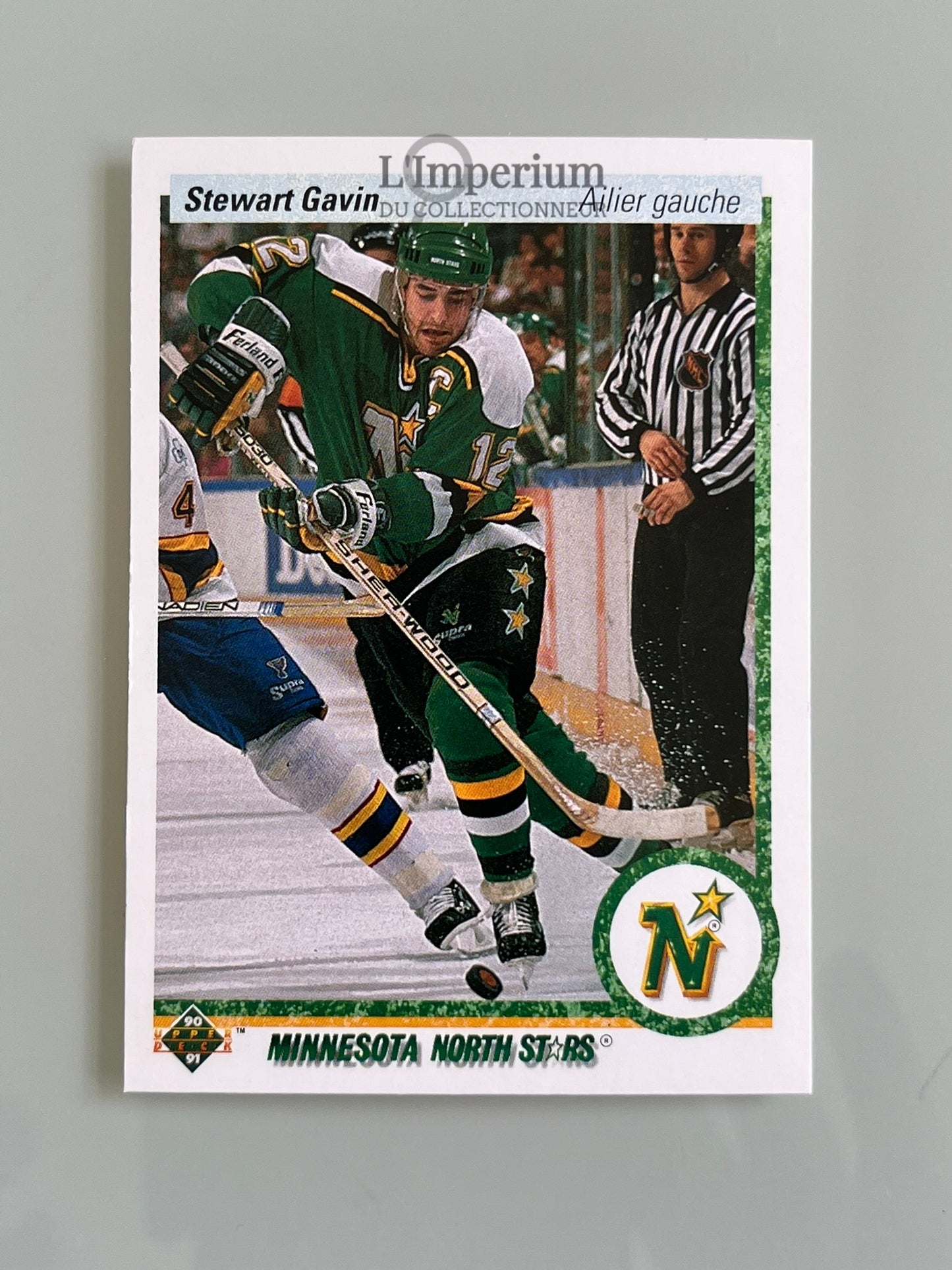 150. Stewart Gavin Upper Deck 1990-91 French Hockey Card