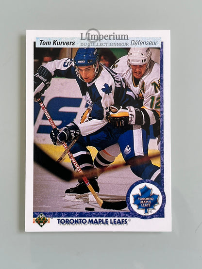 160. Tom Kurvers Upper Deck 1990-91 French Hockey Card