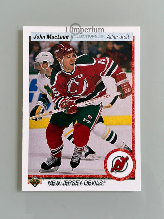 161. John Maclean Upper Deck 1990-91 French Hockey Card