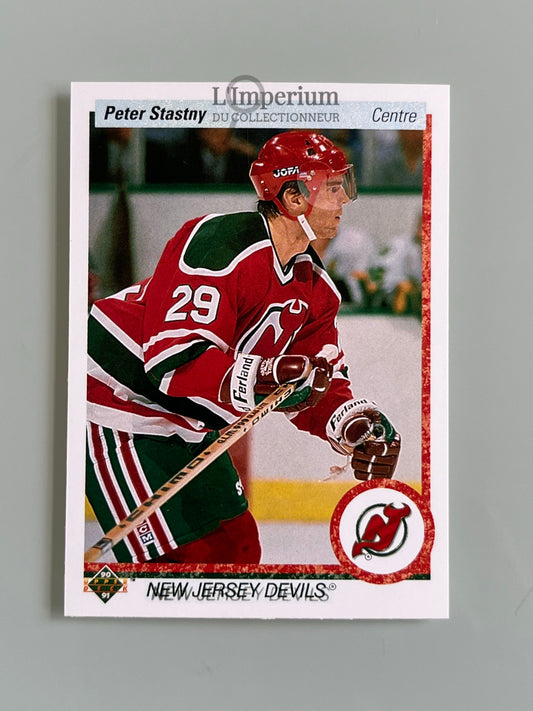 163. Peter Stastny Upper Deck 1990-91 French Hockey Card
