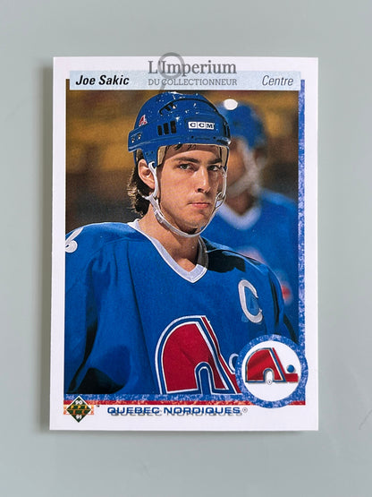 164. Joe Sakic Upper Deck 1990-91 French Hockey Card