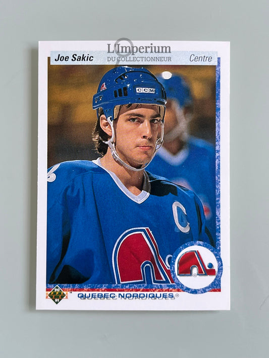 164. Joe Sakic Upper Deck 1990-91 French Hockey Card