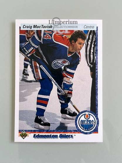 169. Graig MacTavish Upper Deck 1990-91 French Hockey Card