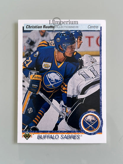 170. Christian Ruuttu Upper Deck 1990-91 French Hockey Card