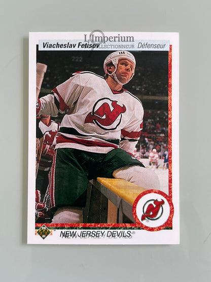 176. Slava Fetisov RC Upper Deck 1990-91 French Hockey Card