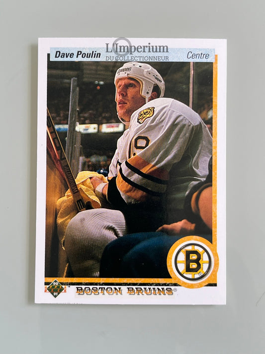 177. Dave Poulin Upper Deck 1990-91 French Hockey Card