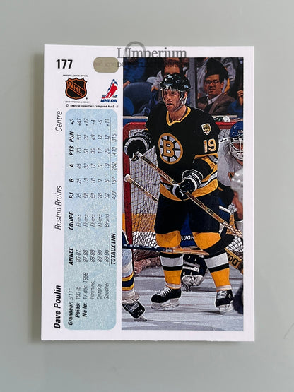 177. Dave Poulin Upper Deck 1990-91 French Hockey Card