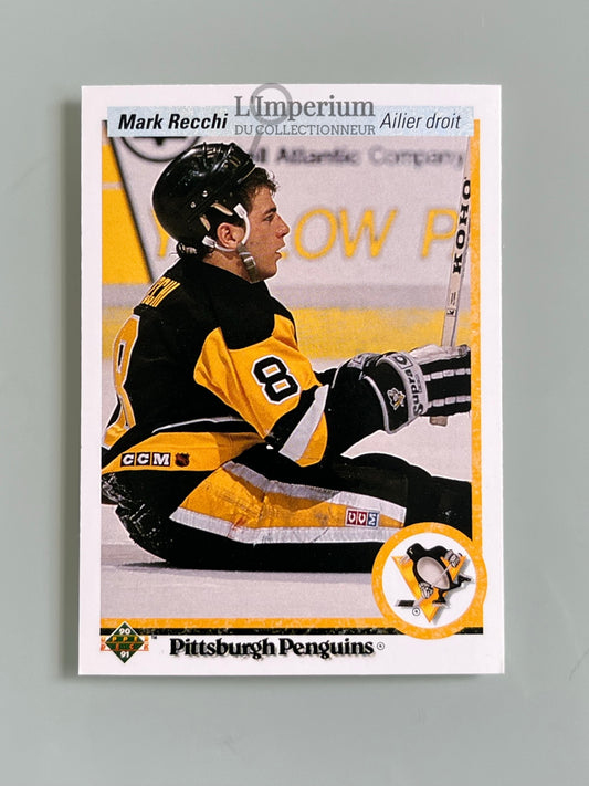 178. Mark Recchi RC Upper Deck 1990-91 French Hockey Card
