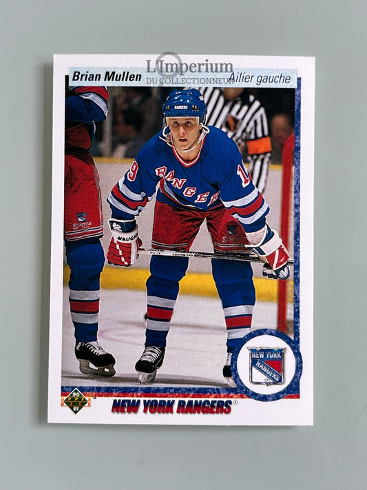 182. Brian Mullen Upper Deck 1990-91 French Hockey Card