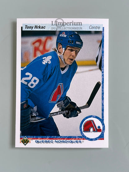 184. Tony Hrkac Upper Deck 1990-91 French Hockey Card