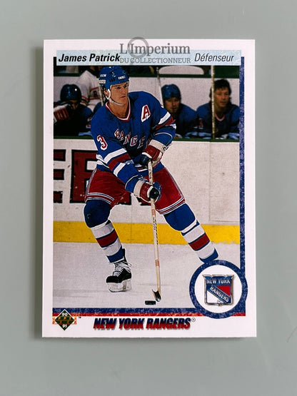 185. James Patrick Upper Deck 1990-91 French Hockey Card