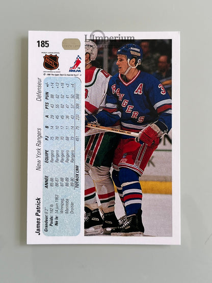 185. James Patrick Upper Deck 1990-91 French Hockey Card