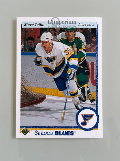 195. Steve Tuttle Upper Deck 1990-91 French Hockey Card