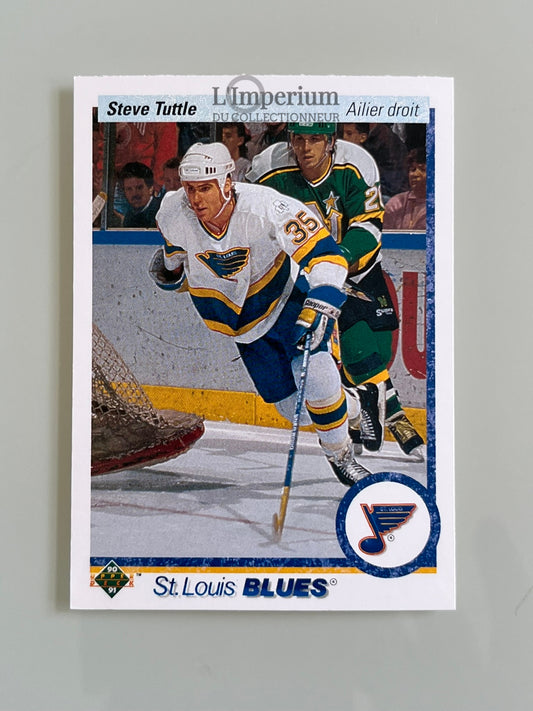 195. Steve Tuttle Upper Deck 1990-91 French Hockey Card