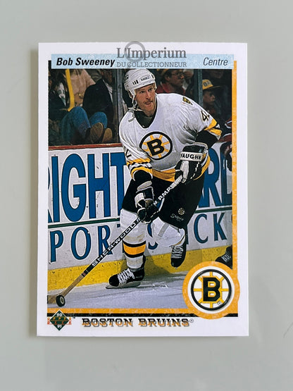 198. Bob Sweeney Upper Deck 1990-91 French Hockey Card