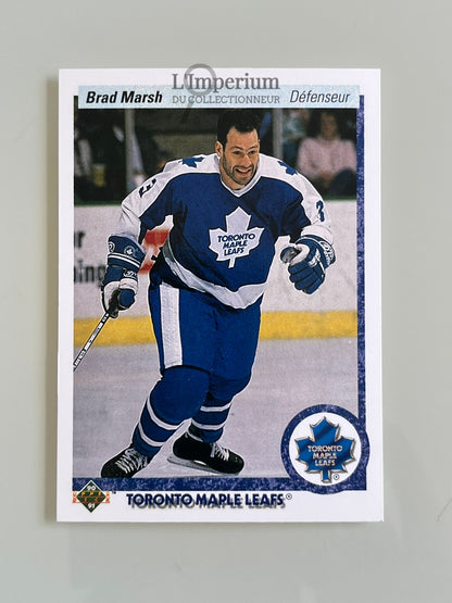 199. Brad Marsh Upper Deck 1990-91 French Hockey Card
