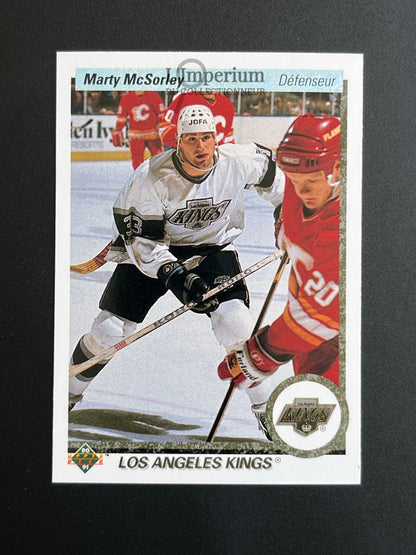 212. Marty McSorley Upper Deck 1990-91 French Hockey Card