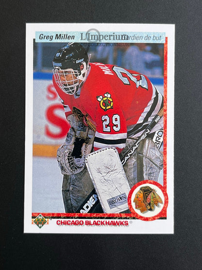 213. Greg Millen Upper Deck 1990-91 French Hockey Card