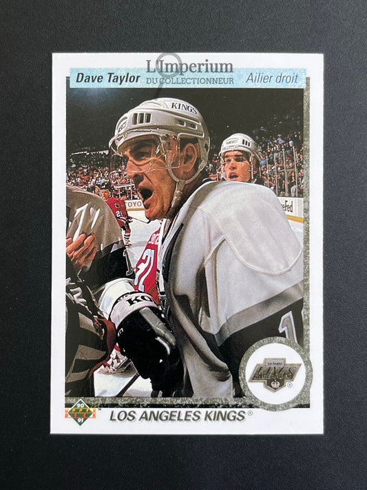 214. Dave Taylor Upper Deck 1990-91 French Hockey Card