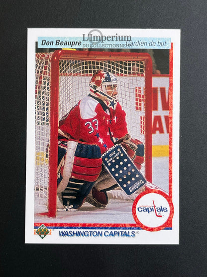 217. Don Beaupre Upper Deck 1990-91 French Hockey Card