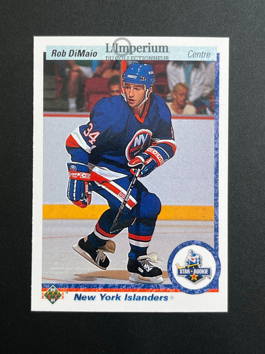 225. Rob DiMaio RC Upper Deck 1990-91 French Hockey Card