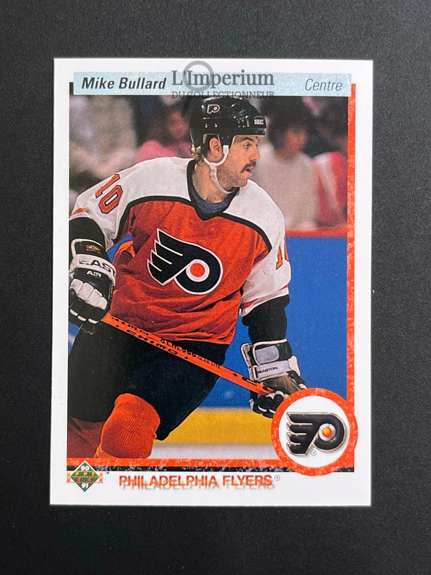 230. Mike Bullard Upper Deck 1990-91 French Hockey Card
