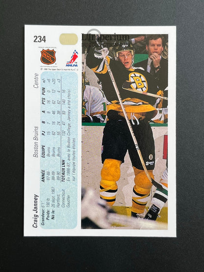 234. Graig Janney Upper Deck 1990-91 French Hockey Card