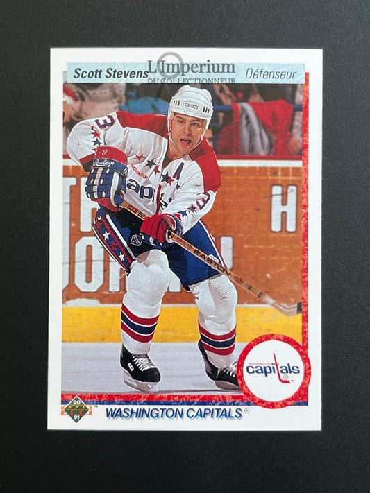 236. Scott Stevens Upper Deck 1990-91 French Hockey Card