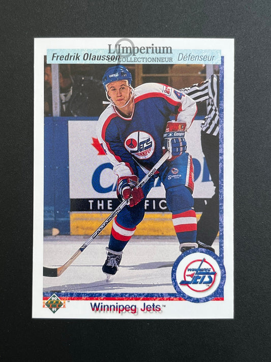 237. Fredric Olausson Upper Deck 1990-91 French Hockey Card
