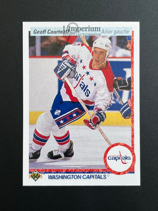 238. Geoff Courtnall Upper Deck 1990-91 French Hockey Card