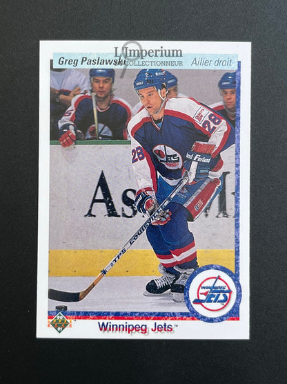 239. Greg Paslawski Upper Deck 1990-91 French Hockey Card