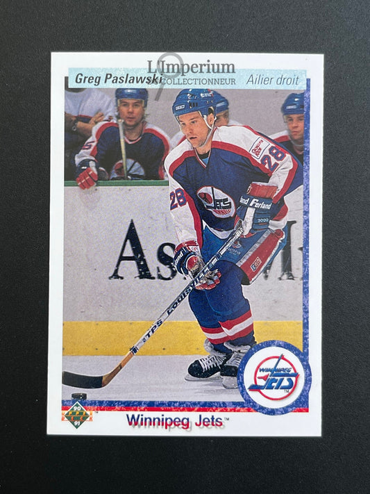 239. Greg Paslawski Upper Deck 1990-91 French Hockey Card