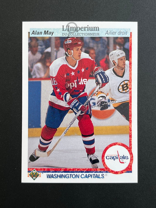 240. Alan May RC Upper Deck 1990-91 French Hockey Card