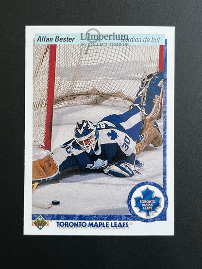 241. Allan Bester Upper Deck 1990-91 French Hockey Card