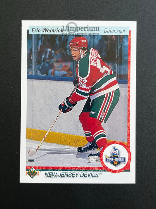 245. Eric Weinrich RC Upper Deck 1990-91 French Hockey Card