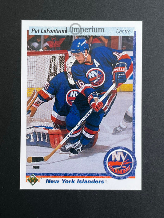 246. Pat Lafontaine Upper Deck 1990-91 French Hockey Card