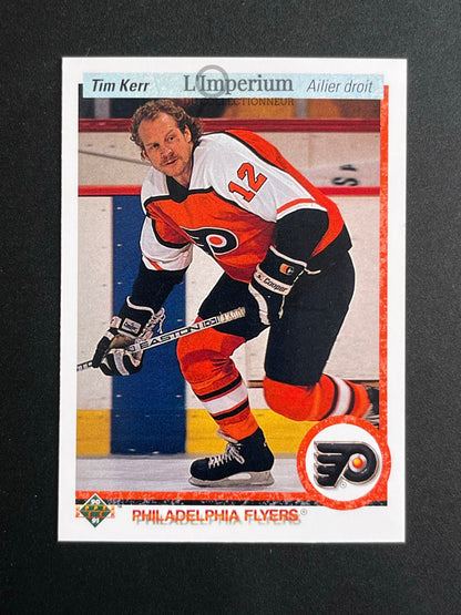 247. Tim Kerr Upper Deck 1990-91 French Hockey Card