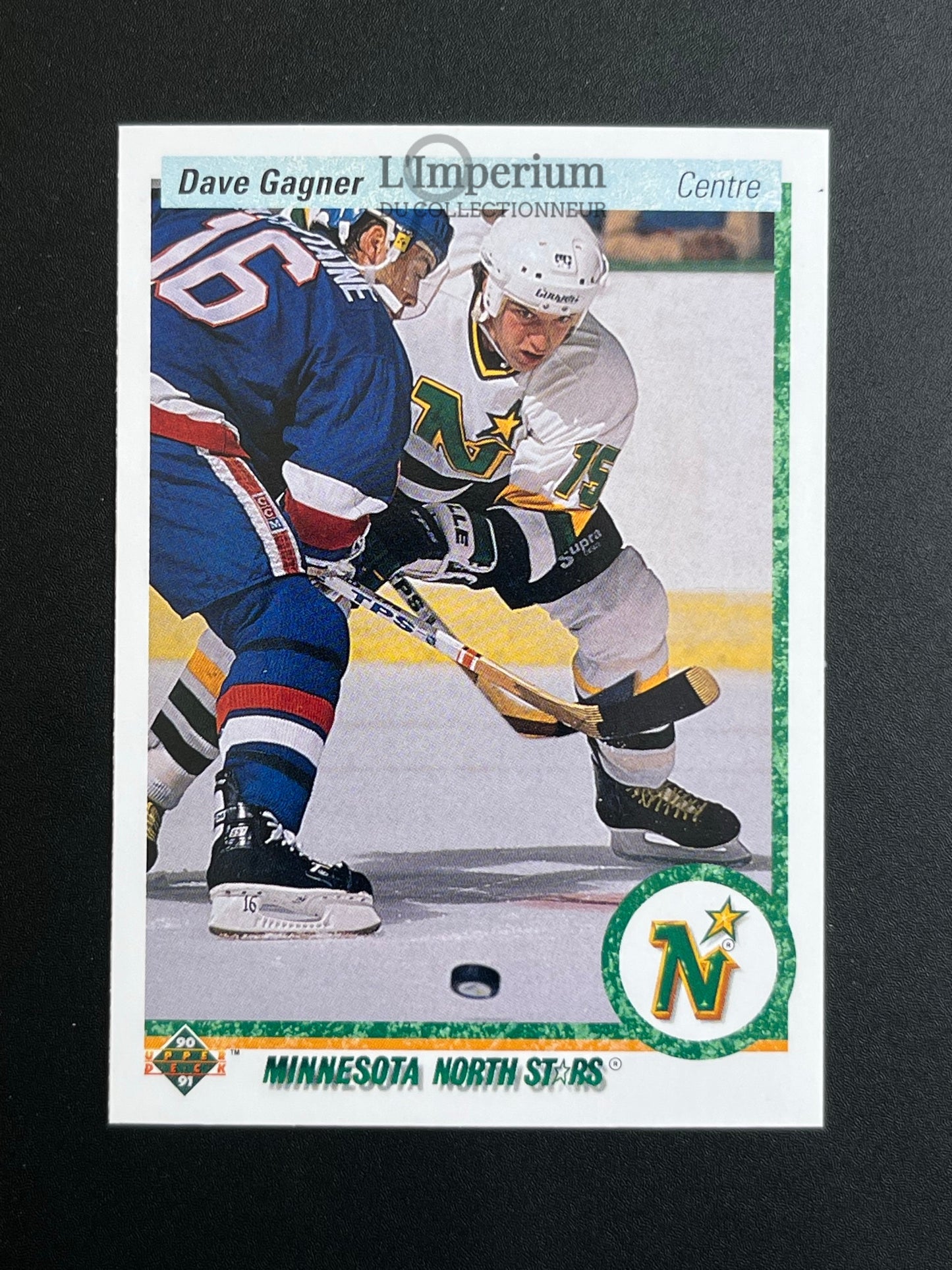 248. Dave Gagner Upper Deck 1990-91 French Hockey Card