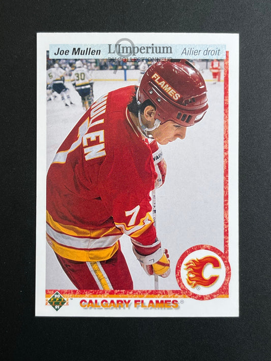 252. Joe Mullen Upper Deck 1990-91 French Hockey Card