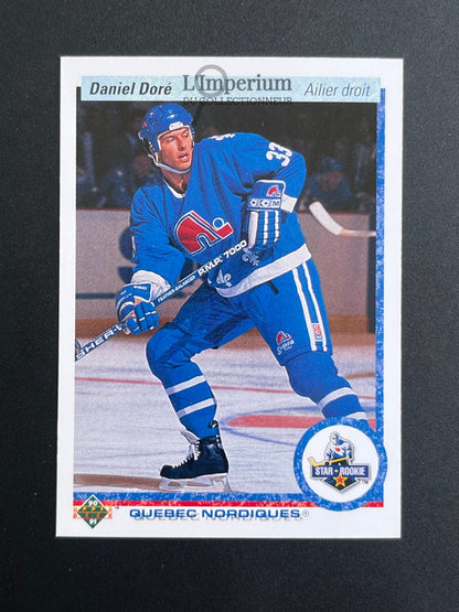 255. Daniel Dore RC Upper Deck 1990-91 French Hockey Card