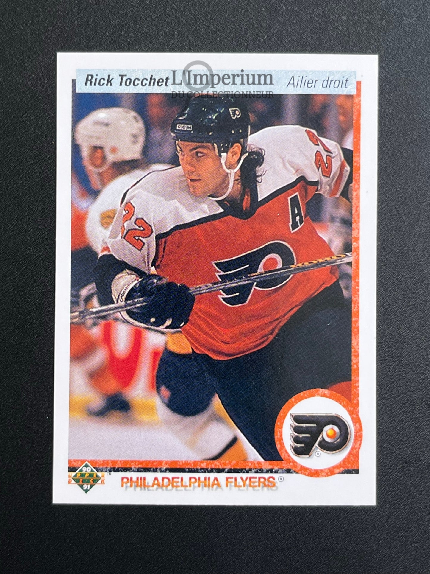 263. Rick Tocchet Upper Deck 1990-91 French Hockey Card