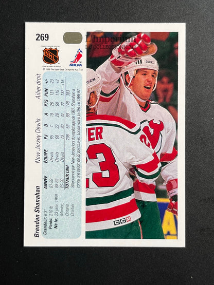 269. Brendan Shanahan Upper Deck 1990-91 French Hockey Card