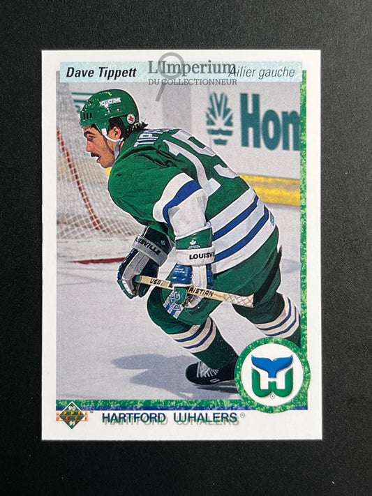 270. Dave Tippett Upper Deck 1990-91 French Hockey Card